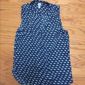 JCP Small Elephant button tank